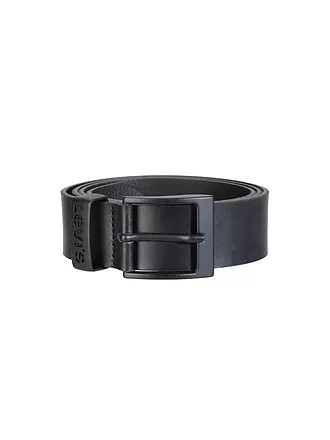 LEVI'S® | Cinturón de cuero ASHLAND METAL | schwarz